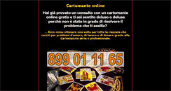 Desktop Screenshot of cartomanzia-online.eu